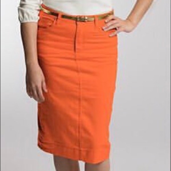 jade mackenzie colored denim skirts